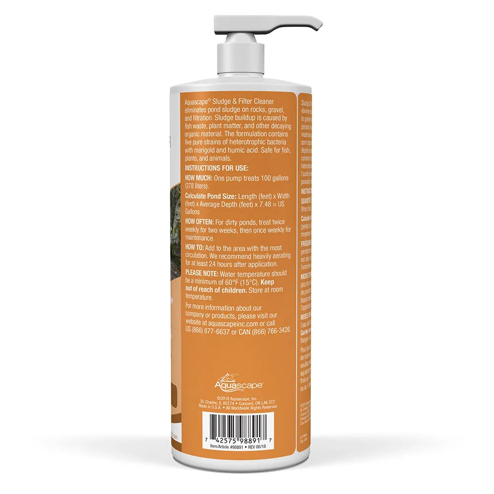 Sludge & filter Cleaner 32 OZ/ 946 ML
